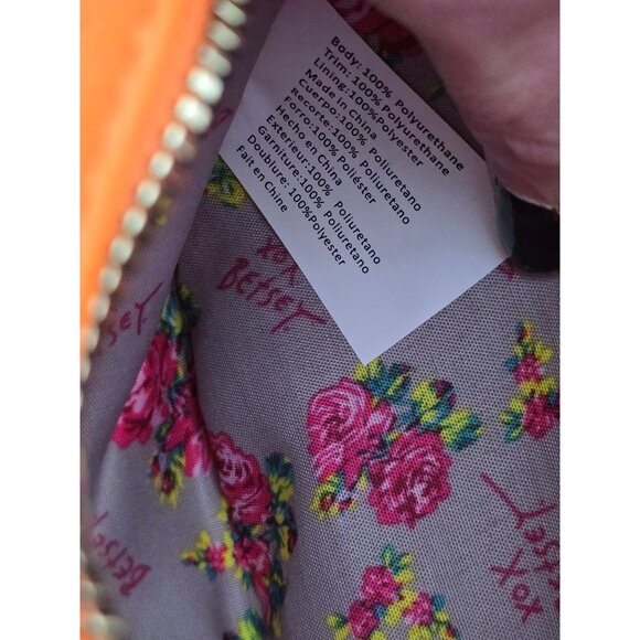 Betsey Johnson Halloween Kitsch Pumpkin Crossbody Purse - Picture 10 of 13